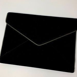 Rebecca Minkoff Velvet Black Clutch
